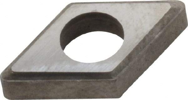 Made in USA - 3/8" Inscribed Circle, Diamond (Shape) Shim for Indexables - Carbide, 1/8" Thick, DSN Shim Style, Negative Rake - Industrial Tool & Supply