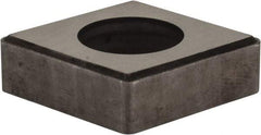 Made in USA - 3/4" Inscribed Circle, Diamond (Shape) Shim for Indexables - Carbide, 1/4" Thick, ICSN Shim Style, Negative Rake - Industrial Tool & Supply