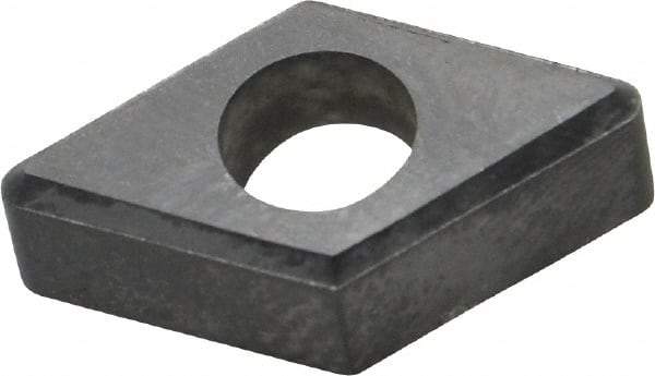 Made in USA - 1/2" Inscribed Circle, Diamond (Shape) Shim for Indexables - Carbide, 1/4" Thick, IDSN Shim Style, Negative Rake - Industrial Tool & Supply