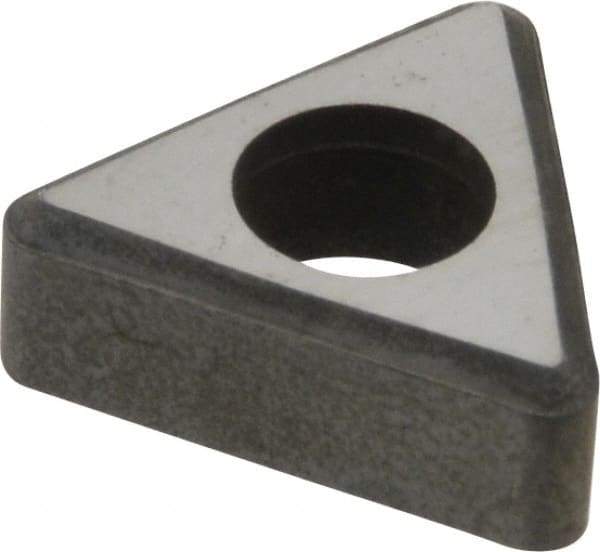 Made in USA - 3/8" Inscribed Circle, Triangle Interchangeable Head Shim for Indexables - Carbide, 3/16" Thick, ITSN Shim Style, Negative Rake - Industrial Tool & Supply