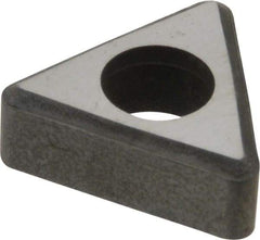 Made in USA - 3/8" Inscribed Circle, Triangle Interchangeable Head Shim for Indexables - Carbide, 3/16" Thick, ITSN Shim Style, Negative Rake - Industrial Tool & Supply
