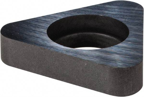 Made in USA - 5/8" Inscribed Circle, Triangle Shim for Indexables - Carbide, 3/16" Thick, ITSN Shim Style, Negative Rake - Industrial Tool & Supply