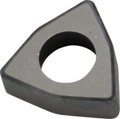 Made in USA - 1/2" Inscribed Circle, Trigon Shim for Indexables - Carbide, 3/16" Thick, IWSN Shim Style, Negative Rake - Industrial Tool & Supply