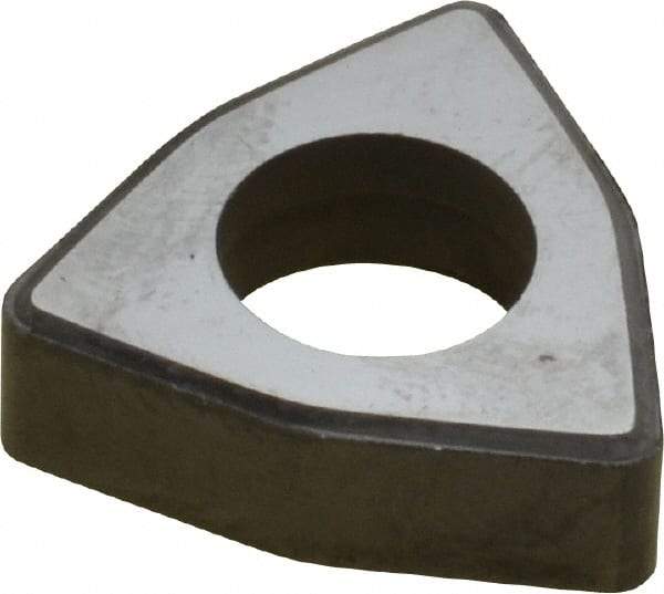 Made in USA - 1/2" Inscribed Circle, Trigon Shim for Indexables - Carbide, 3/16" Thick, IWSN Shim Style, Negative Rake - Industrial Tool & Supply