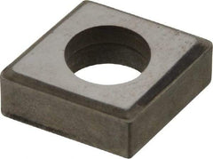 Made in USA - 1/2" Inscribed Circle, Diamond (Shape) Shim for Indexables - Carbide, 3/16" Thick, MCN Shim Style, Negative Rake - Industrial Tool & Supply
