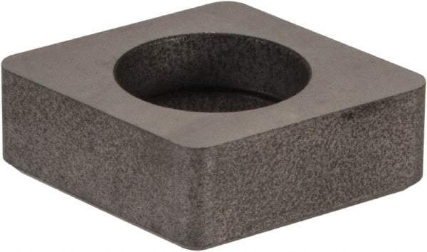 Made in USA - 1/2" Inscribed Circle, Diamond (Shape) Shim for Indexables - Carbide, 3/16" Thick, MCN Shim Style, Negative Rake - Industrial Tool & Supply