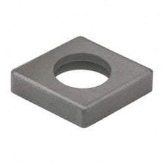 Made in USA - 3/4" Inscribed Circle, Diamond (Shape) Shim for Indexables - Carbide, 3/16" Thick, MCN Shim Style, Negative Rake - Industrial Tool & Supply