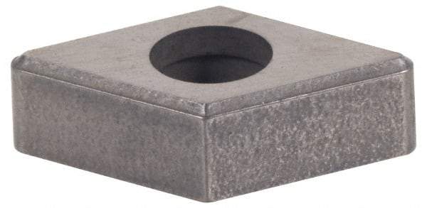Made in USA - 1/2" Inscribed Circle, Diamond (Shape) Shim for Indexables - Carbide, 1/8" Thick, MDN Shim Style, Negative Rake - Industrial Tool & Supply