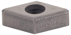 Made in USA - 1/2" Inscribed Circle, Diamond (Shape) Shim for Indexables - Carbide, 1/8" Thick, MDN Shim Style, Negative Rake - Industrial Tool & Supply