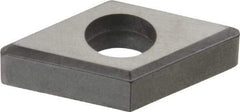 Made in USA - 1/2" Inscribed Circle, Diamond (Shape) Shim for Indexables - Carbide, 3/16" Thick, MDN Shim Style, Negative Rake - Industrial Tool & Supply
