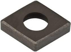 Made in USA - 1/2" Inscribed Circle, Diamond (Shape) Shim for Indexables - Carbide, 1/8" Thick, SCN Shim Style, Negative Rake - Industrial Tool & Supply