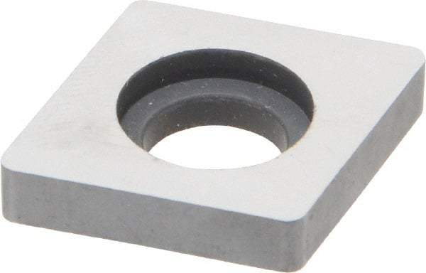 Made in USA - 3/4" Inscribed Circle, Diamond (Shape) Shim for Indexables - Carbide, 3/16" Thick, SM Shim Style, Negative Rake - Industrial Tool & Supply
