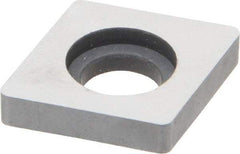Made in USA - 3/4" Inscribed Circle, Diamond (Shape) Shim for Indexables - Carbide, 3/16" Thick, SM Shim Style, Negative Rake - Industrial Tool & Supply