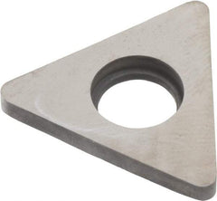 Made in USA - 5/8" Inscribed Circle, Triangle Shim for Indexables - Carbide, 1/8" Thick, STN Shim Style, Negative Rake - Industrial Tool & Supply