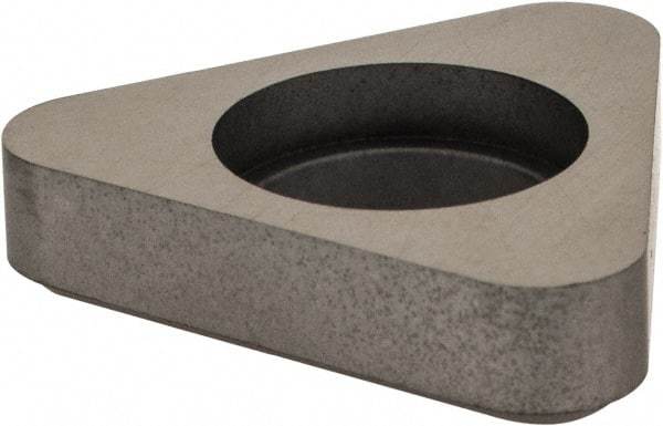 Made in USA - 5/8" Inscribed Circle, Triangle Shim for Indexables - Carbide, 3/16" Thick, TSN Shim Style, Negative Rake - Industrial Tool & Supply