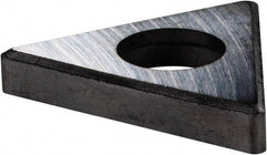 Made in USA - 3/4" Inscribed Circle, Triangle Shim for Indexables - Carbide, 3/16" Thick, TSN Shim Style, Negative Rake - Industrial Tool & Supply