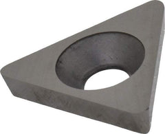 Made in USA - 1/2" Inscribed Circle, Triangle Shim for Indexables - Carbide, 1/8" Thick, SM Shim Style, Positive Rake - Industrial Tool & Supply