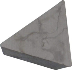 Made in USA - 3/8" Inscribed Circle, Triangle, CBT Chipbreaker for Indexables - 0.094" Thick, 0.129" Effective Width, Carbide - Industrial Tool & Supply