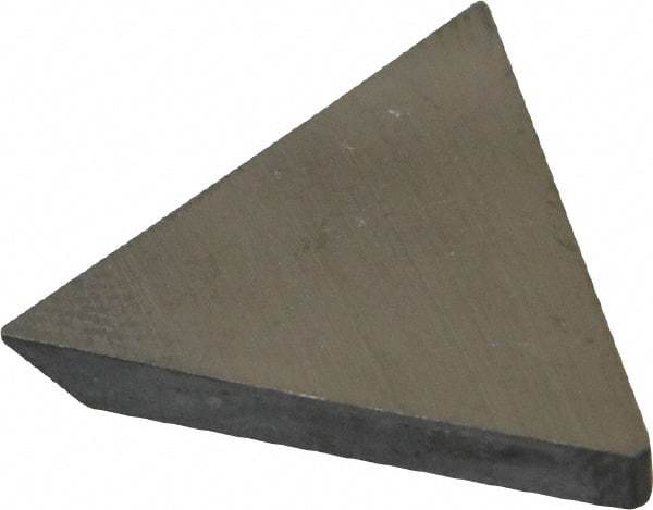 Made in USA - 1/2" Inscribed Circle, Triangle, CBT Chipbreaker for Indexables - 0.094" Thick, 0.054" Effective Width, Carbide - Industrial Tool & Supply
