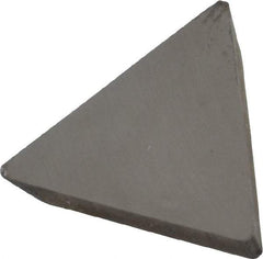 Made in USA - 1/2" Inscribed Circle, Triangle, T Chipbreaker for Indexables - Left Hand, Right Hand Cut, 0.094" Thick, 0.101" Effective Width, Carbide - Industrial Tool & Supply