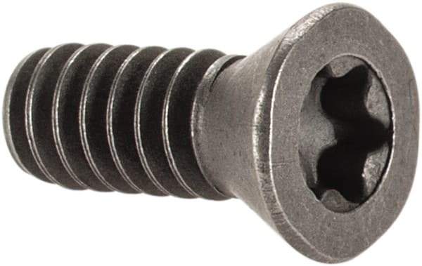 Made in USA - Torx Cap Screw for Indexables - #6-32 Thread, Industry Std SE-02-04, For Use with Inserts - Industrial Tool & Supply