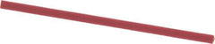 Value Collection - Triangle, Synthetic Ruby, Midget Finishing Stick - 50mm Long x 2mm Wide, Fine Grade - Industrial Tool & Supply