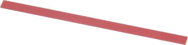 Value Collection - Flat, Synthetic Ruby, Midget Finishing Stick - 50mm Long x 3mm Wide x 0.3mm Thick, Fine Grade - Industrial Tool & Supply