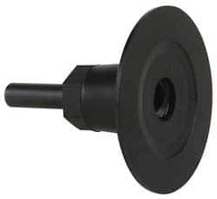 3M - 1/4" Shank Diam Unitized Deburring Wheel Backing Pad - 1/2" Diam, 25000 Max RPM - Industrial Tool & Supply