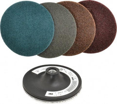 3M - 5 Piece, 5" Disc Diam, Abrasive Disc Kit - Nonwoven - Industrial Tool & Supply