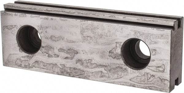 Kurt - 1 Piece Vise Jaw Plate - Steel, 3.969" Long, 0.672" Wide, 1.374" High - Industrial Tool & Supply