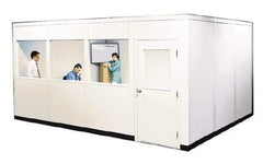 Portafab - 12' Long x 8" Wide, Fire & Sound Panel Temporary Structure - 4 Walls - Industrial Tool & Supply