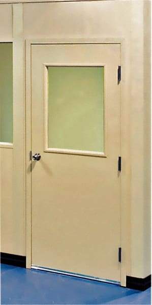 Portafab - Temporary Structure Extra Half Glass Door - Glass, for Temporary Structures - Industrial Tool & Supply