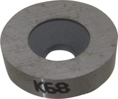 Kennametal - RD452 P Grade K68 Carbide Turning Insert - Uncoated, Round, 1/2" Inscr Circle, 17/64 Thick - Industrial Tool & Supply