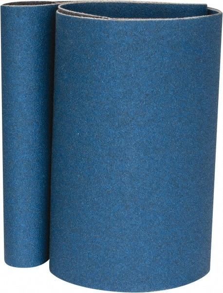 Norton - 4" Wide x 24" OAL, 120 Grit, Zirconia Alumina Abrasive Belt - Zirconia Alumina, Fine, Coated, Y Weighted Cloth Backing, Series 3X - Industrial Tool & Supply