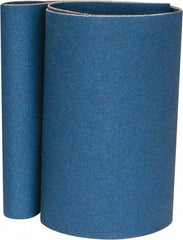 Norton - 4" Wide x 24" OAL, 120 Grit, Zirconia Alumina Abrasive Belt - Zirconia Alumina, Fine, Coated, Y Weighted Cloth Backing, Series 3X - Industrial Tool & Supply