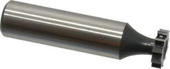 Interstate - 1/2" Diam x 1/8" Face Width, Cobalt, 10 Teeth, Shank Connection Woodruff Keyseat Cutter - Uncoated, 2-1/8" OAL x 1/2" Shank, Straight Teeth, ANSI 404, Old Standard 3 - Industrial Tool & Supply