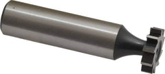 Interstate - 5/8" Diam x 5/32" Face Width, Cobalt, 8 Teeth, Shank Connection Woodruff Keyseat Cutter - Uncoated, 2-5/32" OAL x 1/2" Shank, Straight Teeth, ANSI 505, Old Standard 6 - Industrial Tool & Supply
