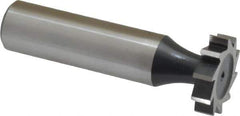 Interstate - 3/4" Diam x 3/16" Face Width, Cobalt, 10 Teeth, Shank Connection Woodruff Keyseat Cutter - Uncoated, 2-3/16" OAL x 1/2" Shank, Straight Teeth, ANSI 606, Old Standard 9 - Industrial Tool & Supply