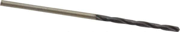 Chicago-Latrobe - 1/16" 135° High Speed Steel Jobber Drill - TiAlN Finish, Right Hand Cut, Spiral Flute, Straight Shank, 1-7/8" OAL, Split Point - Industrial Tool & Supply
