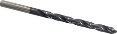 Chicago-Latrobe - 7/32" 135° High Speed Steel Jobber Drill - TiAlN Finish, Right Hand Cut, Spiral Flute, Straight Shank, 3-3/4" OAL, Split Point - Industrial Tool & Supply