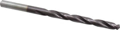 Chicago-Latrobe - 15/64" 135° High Speed Steel Jobber Drill - TiAlN Finish, Right Hand Cut, Spiral Flute, Straight Shank, 3-7/8" OAL, Split Point - Industrial Tool & Supply
