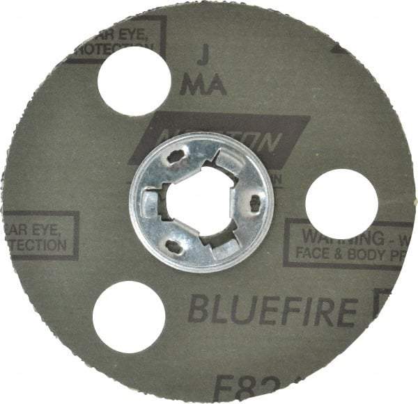 Norton - 5" Diam 24 Grit Fiber Disc - Very Coarse Grade, Zirconia Alumina, 13,000 Max RPM, Series F826 - Industrial Tool & Supply