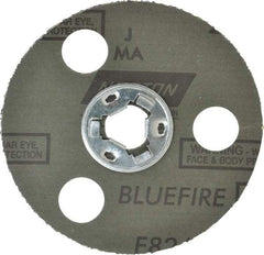 Norton - 5" Diam 24 Grit Fiber Disc - Very Coarse Grade, Zirconia Alumina, 13,000 Max RPM, Series F826 - Industrial Tool & Supply