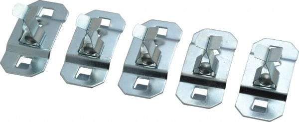 Triton - Extended Spring Clip Pegboard Hook - 7/8" Projection, Steel - Industrial Tool & Supply