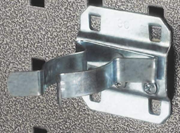 Triton - Extended Spring Clip Pegboard Hook - 2-3/4" Projection, Steel - Industrial Tool & Supply