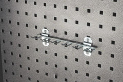 Triton - 1-13/32" Long Multi-Prong Tool/Wrench Holder Pegboard Hook - 1-1/2" Projection, Steel - Industrial Tool & Supply