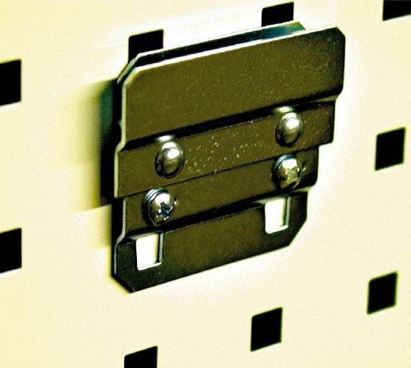 Triton - Bin Clip Pegboard Hook - 7/16" Projection, Steel - Industrial Tool & Supply