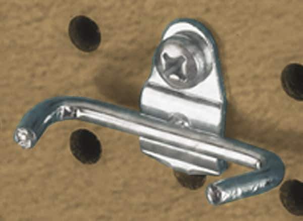 Triton - 3/16" Diam, 3/4" Long Plier Pegboard Hook - 1-3/16" Projection, Steel - Industrial Tool & Supply