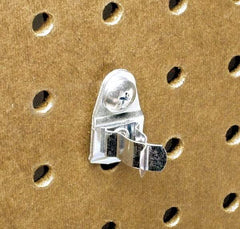 Triton - Extended Spring Clip Pegboard Hook - 7/8" Projection, Steel - Industrial Tool & Supply