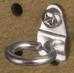 Triton - 3/4" ID, 3/16" Diam, 1-5/16" Long Single Ring Tool Holder Pegboard Hook - 1-3/8" Projection, Steel - Industrial Tool & Supply